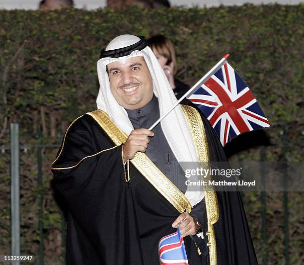 Sheikh Ahmad Hmoud Al-Sabah of Kuwait attends a gala pre-wedding dinner held at the Mandarin Oriental Hyde Park on April 28, 2011 in London, England.