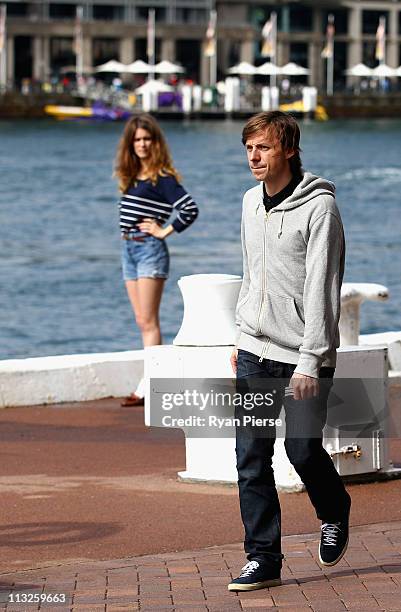 French DJ and Producer Martin Solveig is seen as he films a new music video at Circular Quay on April 29, 2011 in Sydney, Australia.