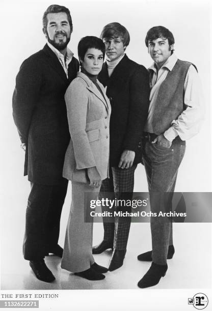 Kenny Rogers, Mike Settle, Thelma Camacho, Terry Williams of "Kenny Rogers & The First Edition" portrait 1967.