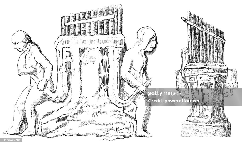 Ancient Water Organs Called a Hydraulis (3rd Century BC)