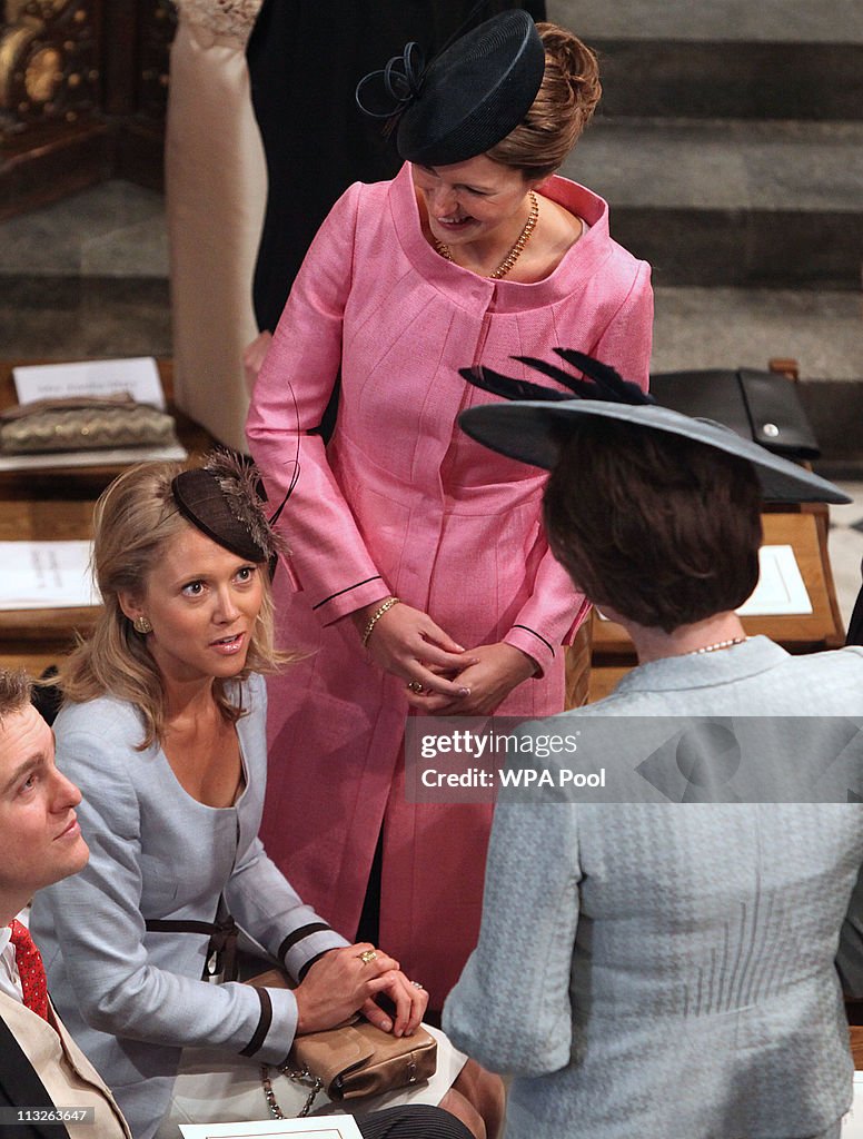 Royal Wedding - The Wedding Ceremony Takes Place Inside Westminster Abbey