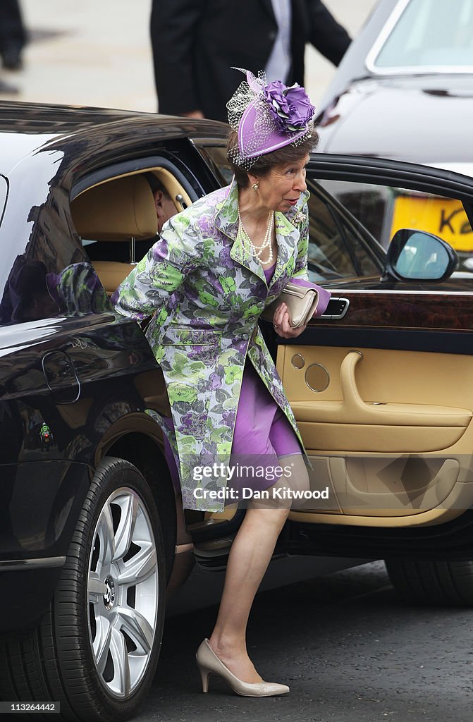 Royal Wedding - Wedding Guests And Party Make Their Way To Westminster Abbey
