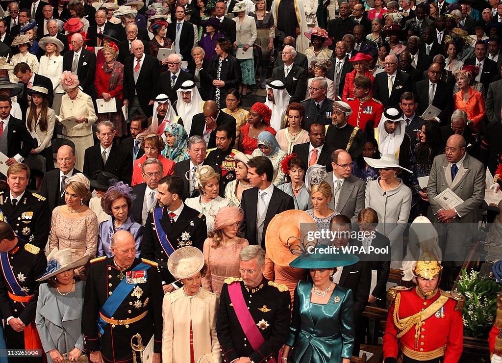 Royal Wedding - The Wedding Ceremony Takes Place Inside Westminster Abbey