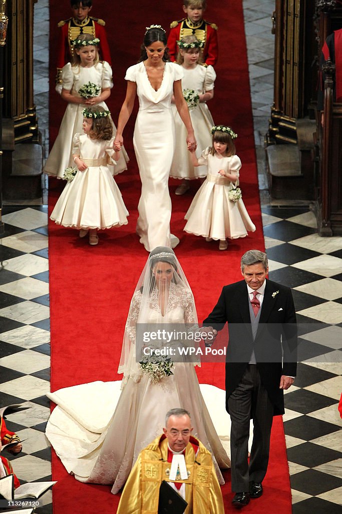 Royal Wedding - The Wedding Ceremony Takes Place Inside Westminster Abbey