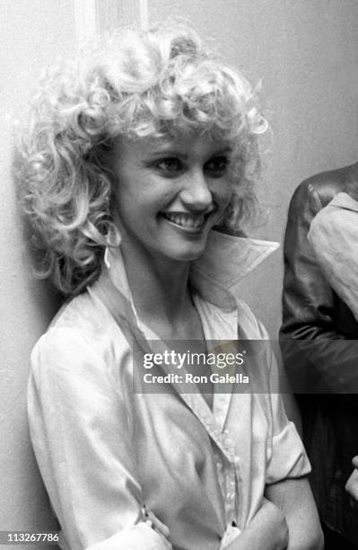 Actress Olivia Newton-John attends the premiere party for "Grease" on June 13, 1978 at Studio 54 in New York City.