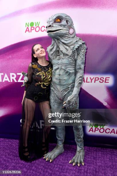 Roxane Mesquida, attends the 'Now Apocalypse' Los Angeles Premiere at Hollywood Palladium on February 27, 2019 in Los Angeles, California.