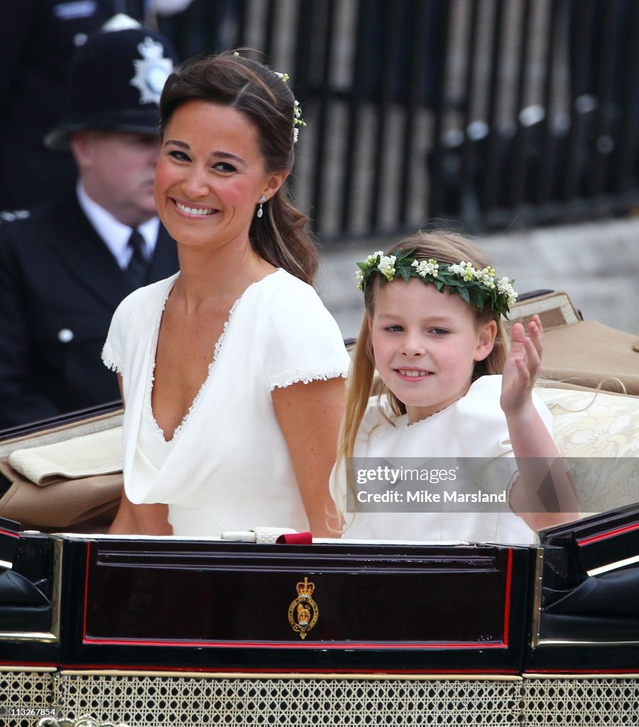 The Wedding of Prince William with Catherine Middleton - Procession