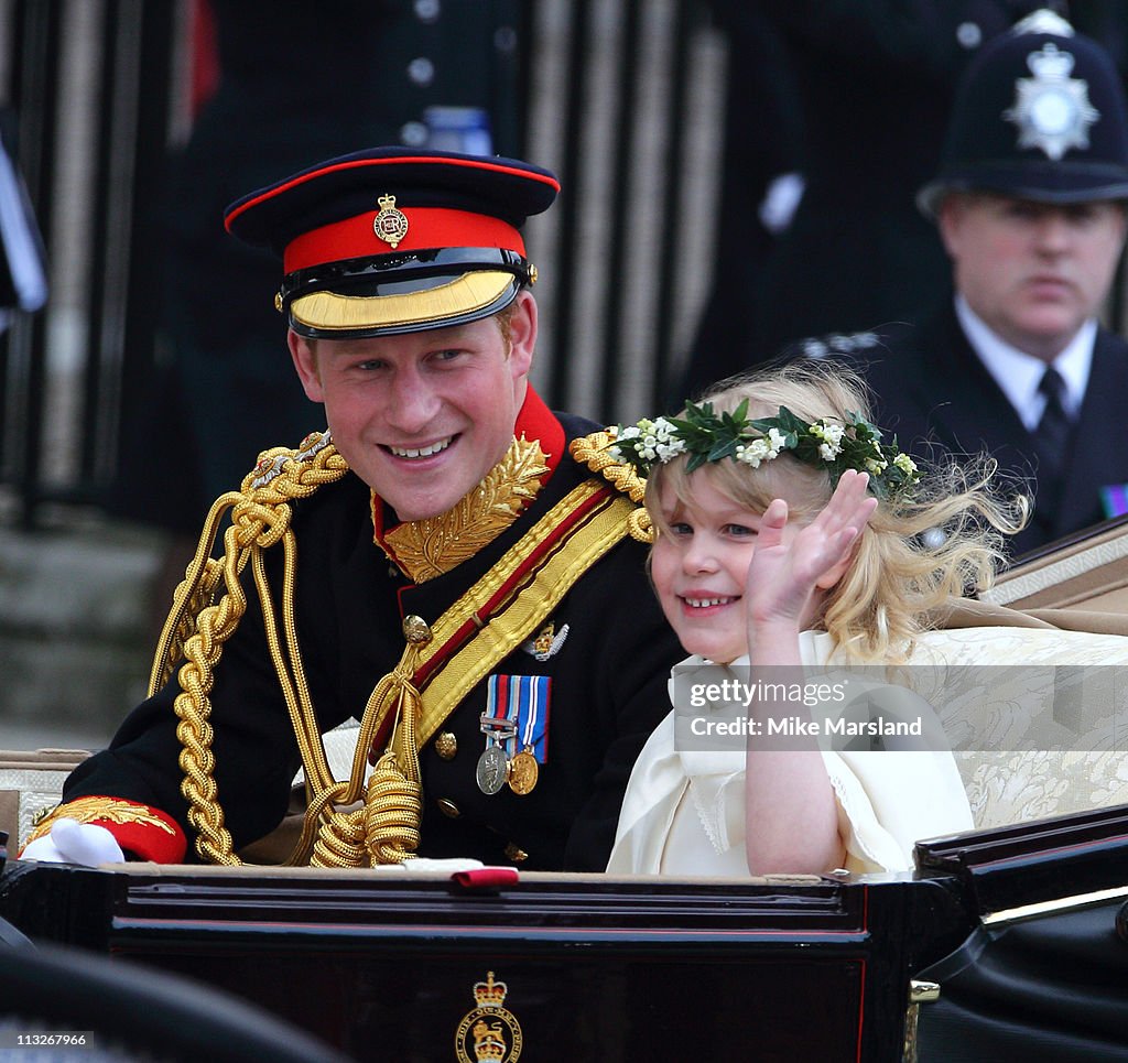 The Wedding of Prince William with Catherine Middleton - Procession