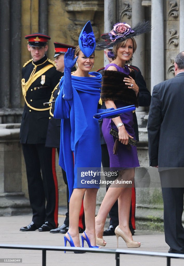 Royal Wedding - Wedding Guests And Party Make Their Way To Westminster Abbey