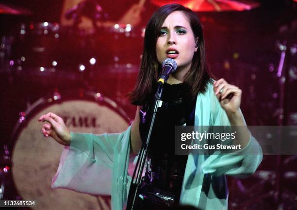 Alice Merton performs on stage at The Scala on March 24, 2019 in London, England.