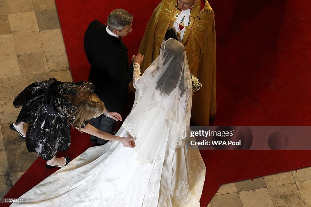 Royal Wedding - The Wedding Ceremony Takes Place Inside Westminster Abbey