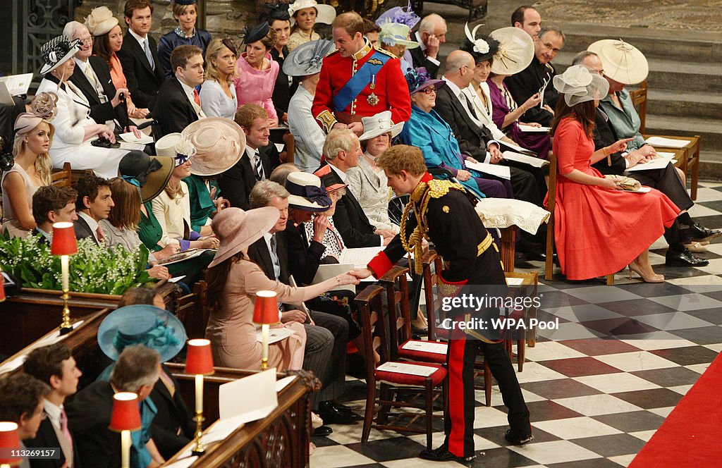 Royal Wedding - The Wedding Ceremony Takes Place Inside Westminster Abbey