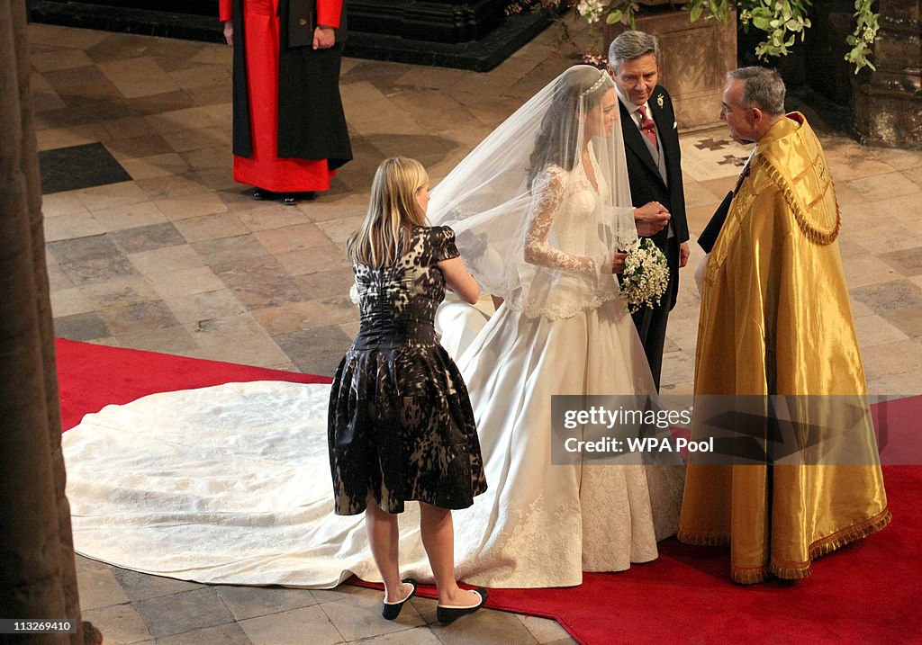 Royal Wedding - The Wedding Ceremony Takes Place Inside Westminster Abbey