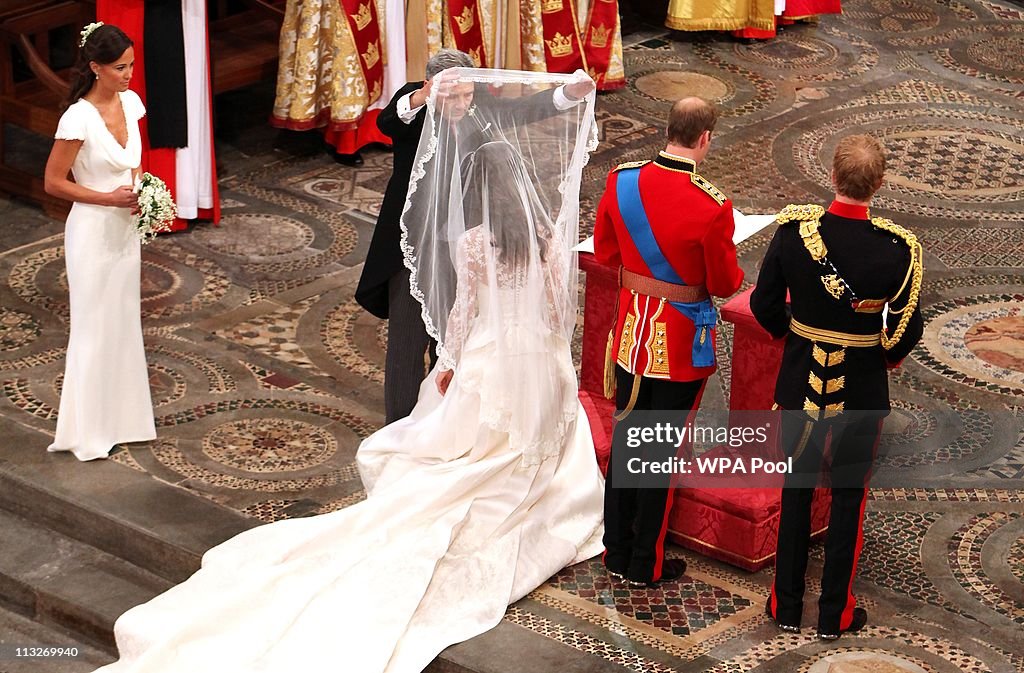 Royal Wedding - The Wedding Ceremony Takes Place Inside Westminster Abbey