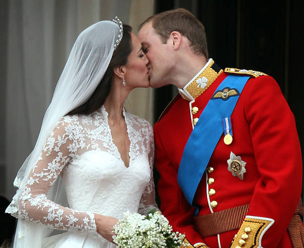 GBR: Royal Wedding - The Newlyweds Greet Wellwishers From The Buckingham Palace Balcony