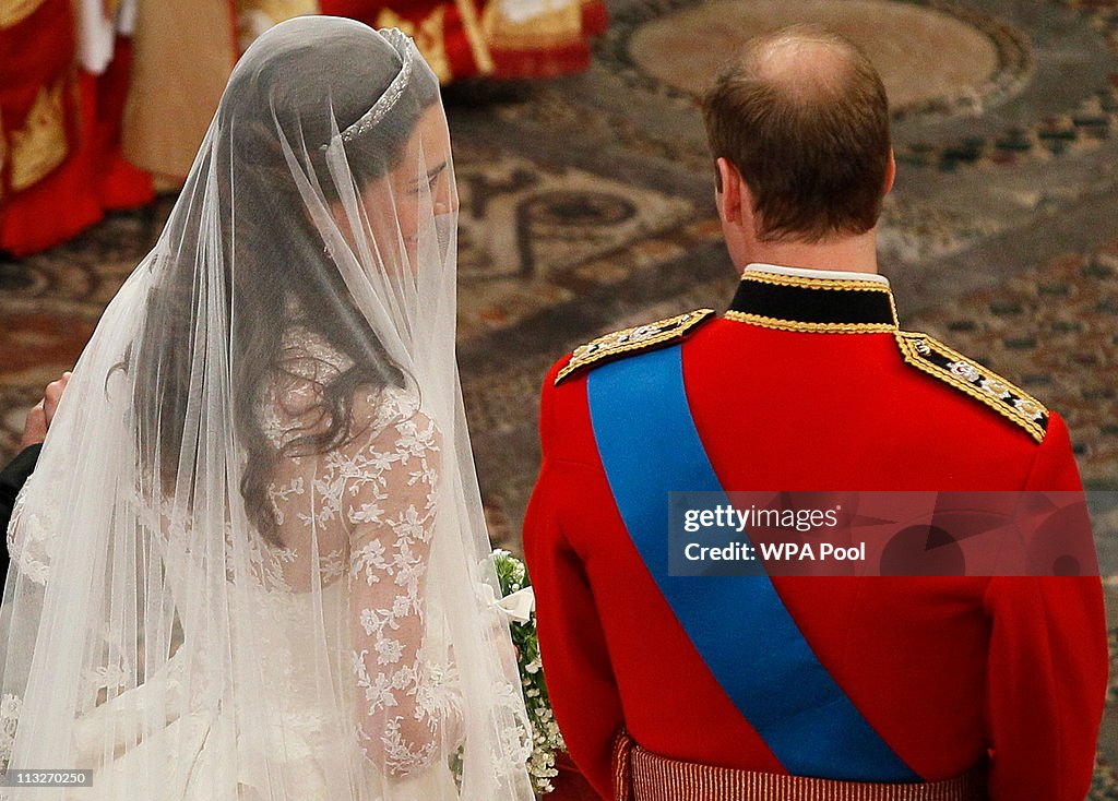 Royal Wedding - The Wedding Ceremony Takes Place Inside Westminster Abbey