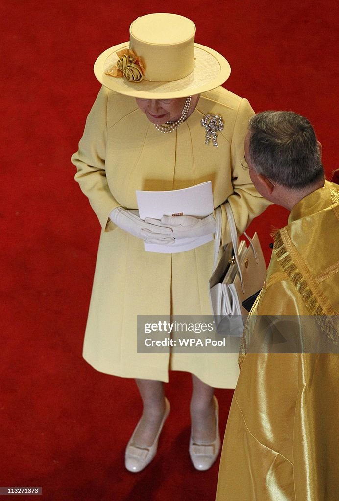 Royal Wedding - The Wedding Ceremony Takes Place Inside Westminster Abbey