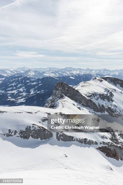 österreich tirol - achensee winter - karriereleiter foto e immagini stock