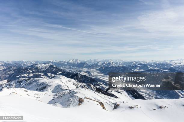 österreich tirol - achensee winter - karriereleiter foto e immagini stock