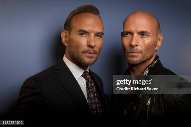 Singer-songwriter and musician Matt Goss and his brother musician Luke Goss are photographed for the Guardian on January 23, 2019 in London, England.