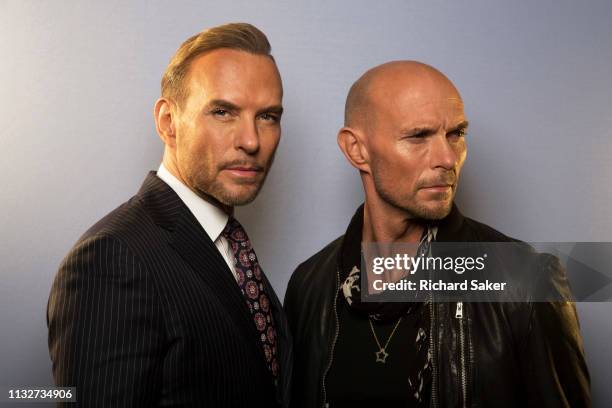 Singer-songwriter and musician Matt Goss and his brother musician Luke Goss are photographed for the Guardian on January 23, 2019 in London, England.