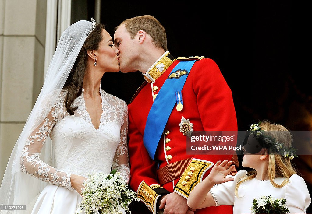 Royal Wedding - Carriage Procession To Buckingham Palace And Departures