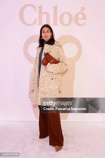 Julia Haghjoo attends the Chloe show as part of the Paris Fashion Week Womenswear Fall/Winter 2019/2020 on February 28, 2019 in Paris, France.