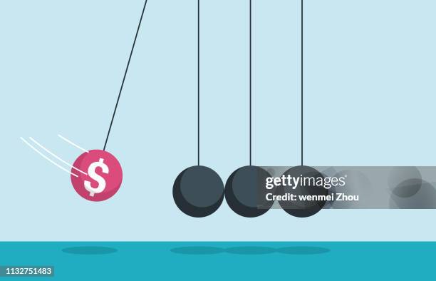 ilustraciones, imágenes clip art, dibujos animados e iconos de stock de cuna de newton - movimiento perpetuo