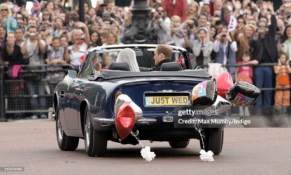 Newlywed Royals Leave Wedding Reception