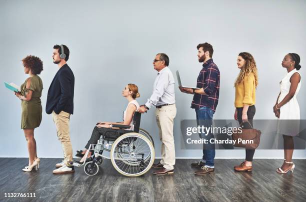 Interview Day Queue Job Interview Queue Photos and Premium High Res Pictures - Getty Images