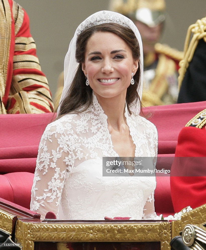 Newlywed Royals Leave Wedding Reception