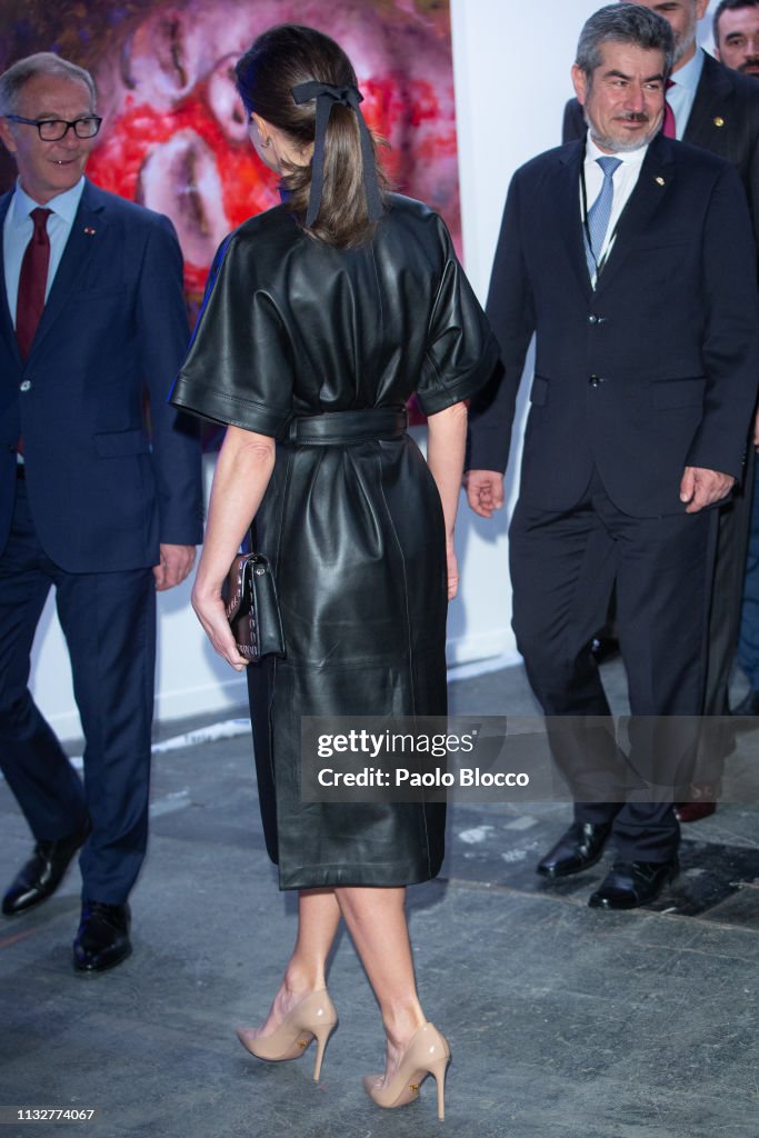 Spanish Royals Attend ARCO Art Fair 2019