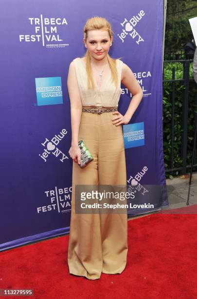Actress Abigail Breslin attends the premiere of "Janie Jones" during the 2011 Tribeca Film Festival at SVA Theater on April 29, 2011 in New York City.