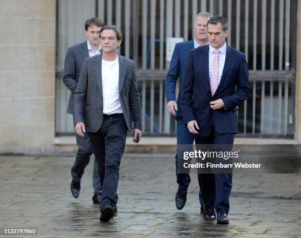 John Michie, parent of Louella Fletcher-Michie, gives a statement at Winchester Crown Court on February 28, 2019 in Winchester, England. Ceon...