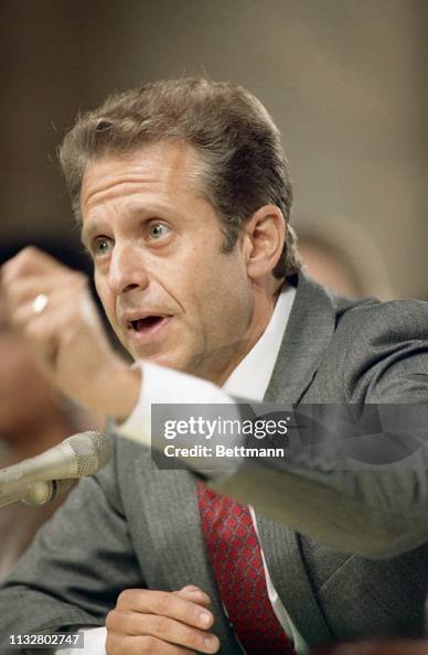 Harvard law Professor Laurence Tribe testifies at the confirmation