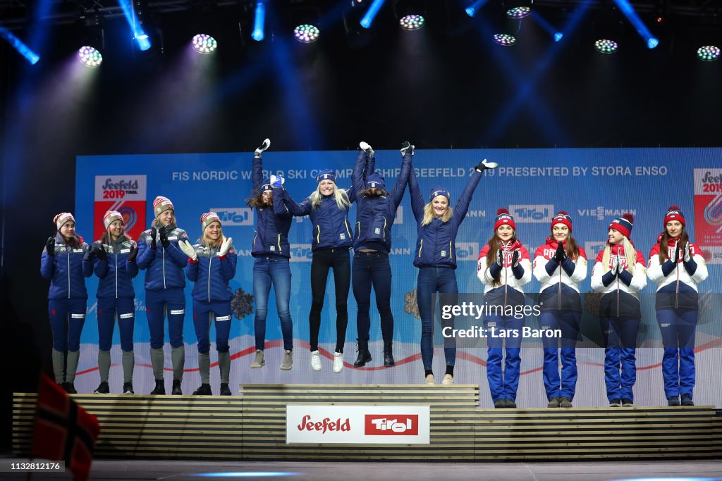 FIS Nordic World Ski Championships - Medal Ceremony