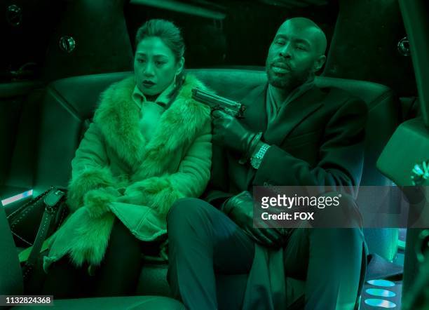 Guest stars Liza Lapira and Wood Harris in the "Shift and Save Yourself" episode of EMPIRE airing Wednesday, March 27 on FOX.