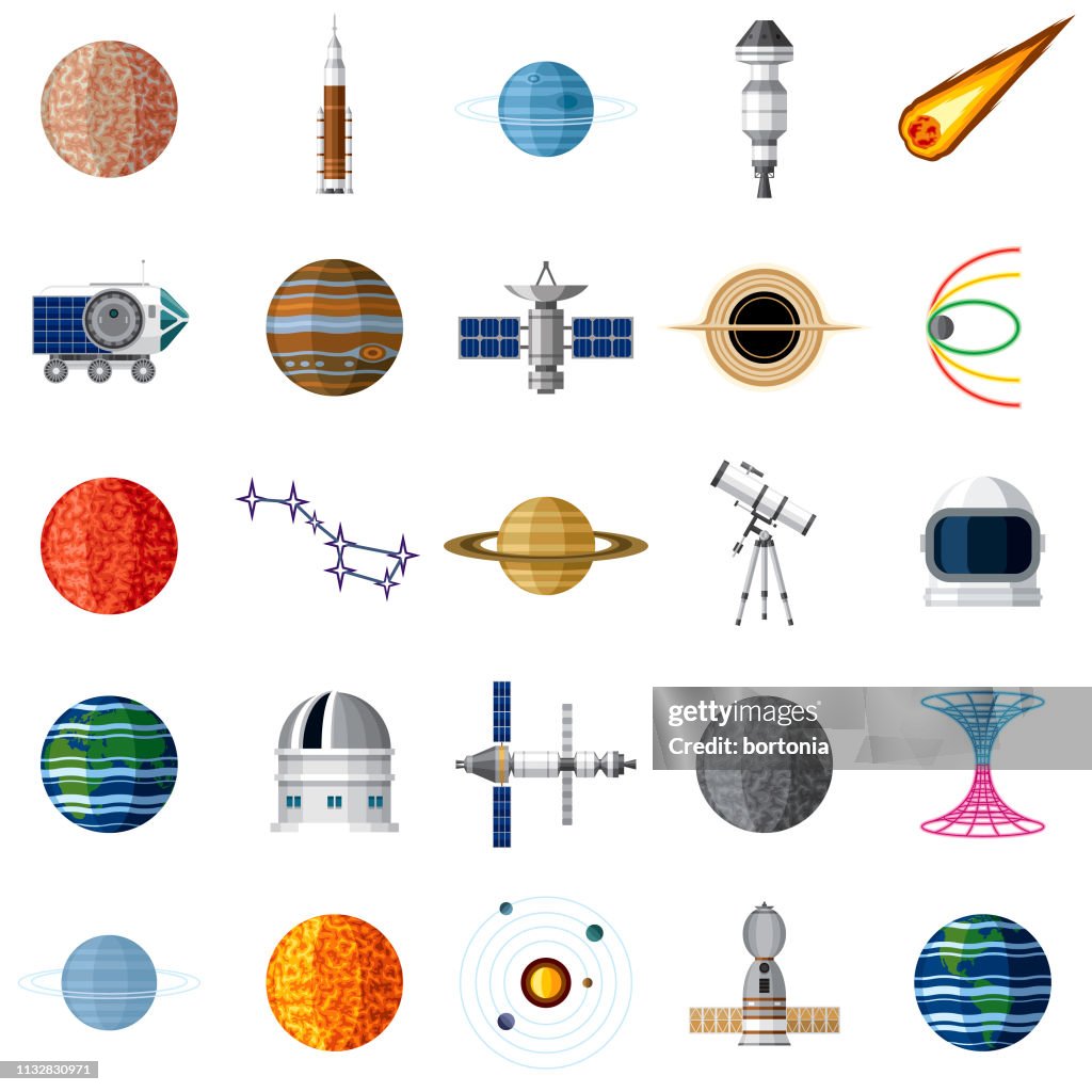 Outer Space Icon Set