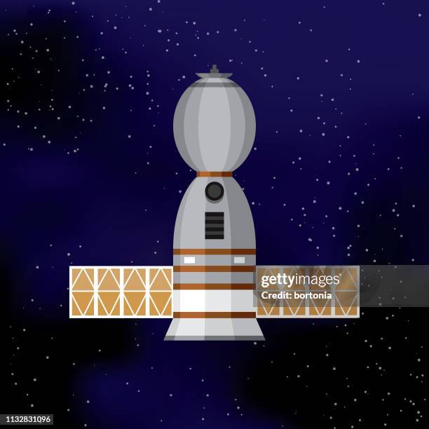 space shuttle icon - space transportation system stock illustrations