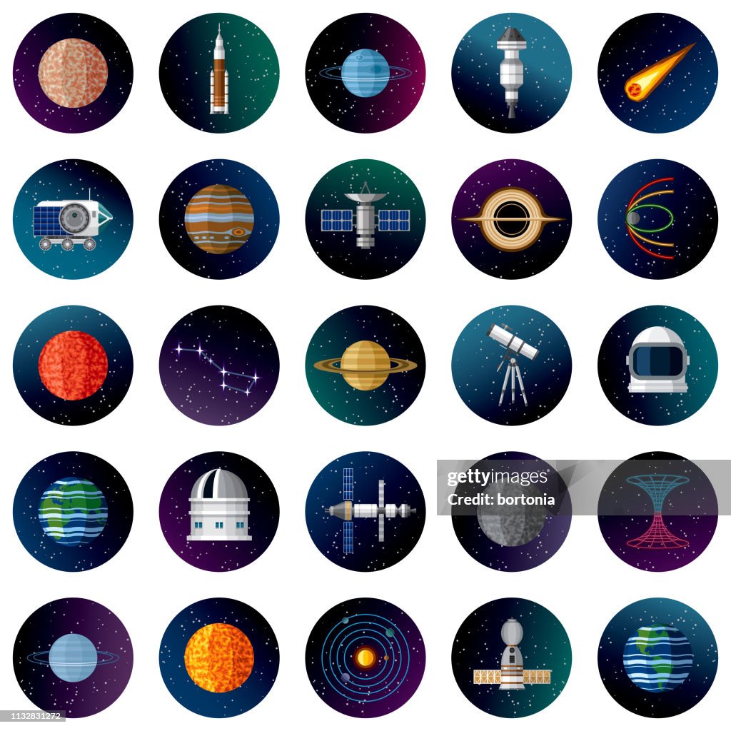 Outer Space Icon Set