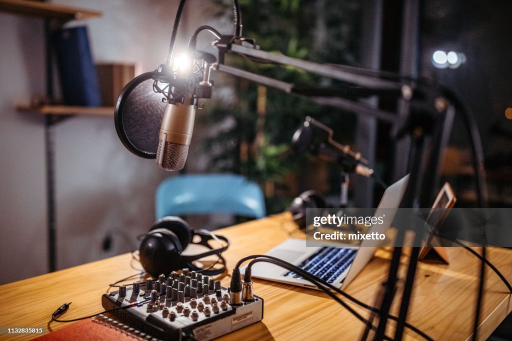 Podcast studio