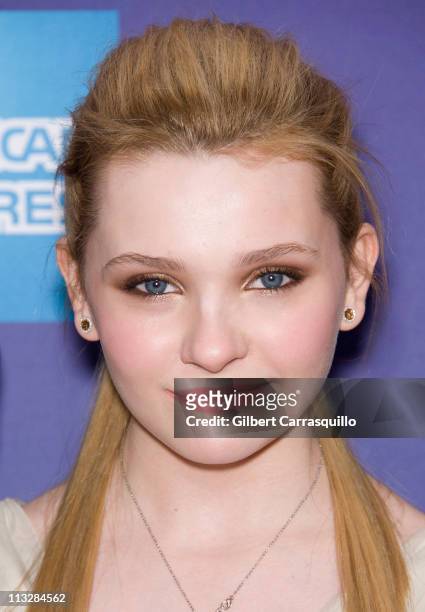 Actress Abigail Breslin attends the premiere of "Janie Jones" during the 10th Tribeca Film Festival at SVA Theater on April 29, 2011 in New York City.