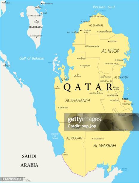 illustrations, cliparts, dessins animés et icônes de carte de qatar-vecteur - doha