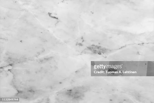 close-up of a smooth natural marble pattern texture background in black and white. - monochrome bathroom stock pictures, royalty-free photos & images
