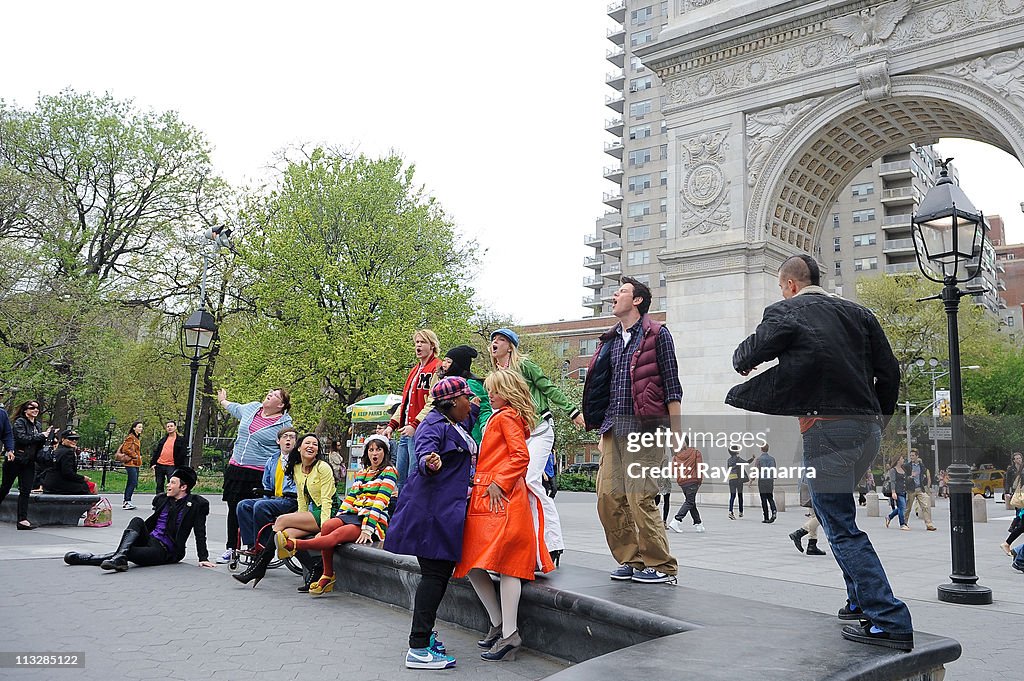 Celebrity Sightings In New York City - April 29, 2011