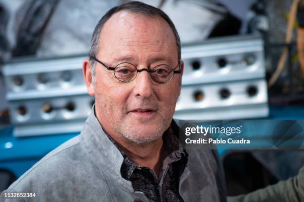 French actor Jean Reno attends the '4 Latas' premiere at Paz Cinema on February 28, 2019 in Madrid, Spain.