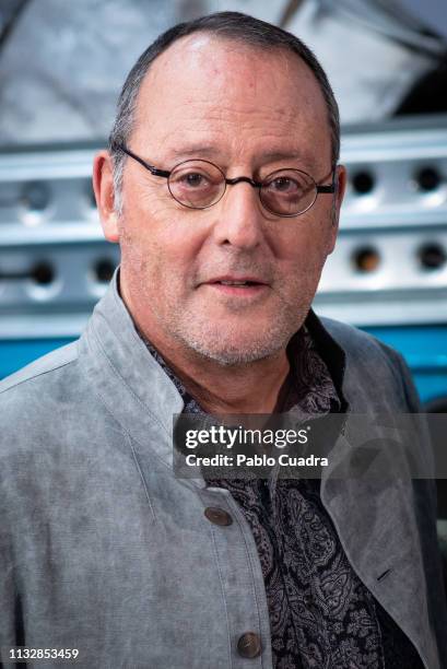 French actor Jean Reno attends the '4 Latas' premiere at Paz Cinema on February 28, 2019 in Madrid, Spain.