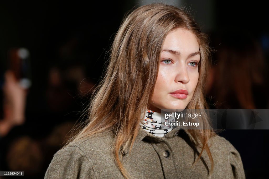 Headshot of model Gigi Hadid at the Isabel Marant show at Paris... News ...