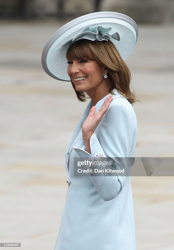 Royal Wedding - Wedding Guests And Party Make Their Way To Westminster Abbey