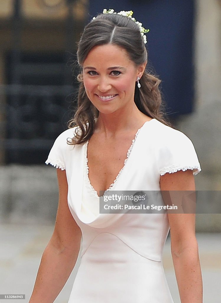 Royal Wedding - Wedding Guests And Party Make Their Way To Westminster Abbey